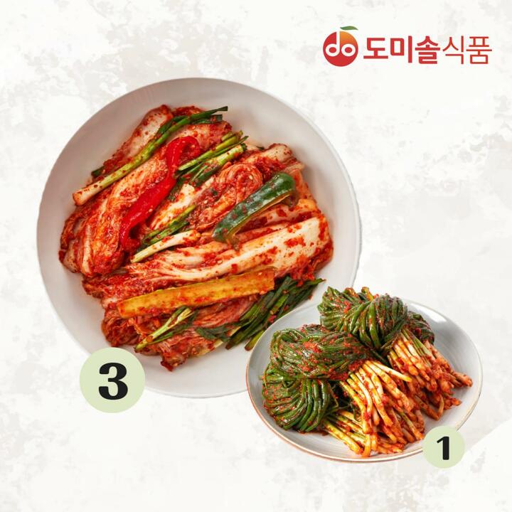 (m)도미솔 박미희 특선겉절이3kg+ 파1kg