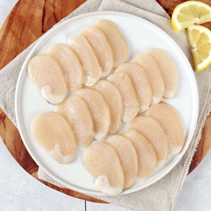 [명품관자] 키조개 관자 슬라이스 6mm 200gx2