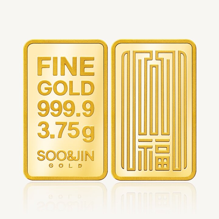 [수앤진골드] 복 골드바 24K 순금 3.75g