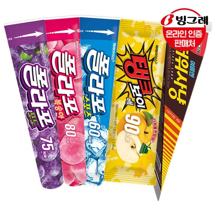 [G]해태아이스 탱크보이/폴라포 30개 세트 /아이스크림