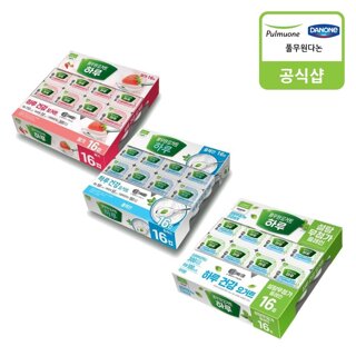 [풀무원다논] 하루요거트 컵 48개 골라담기 (80gX16입X3) / 딸기,플레인,무설탕플레인