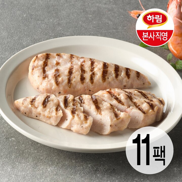 하림ㅣ맛닭가슴살 새우 100g 11팩
