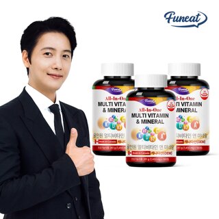 퍼니트 24종 올인원 멀티비타민 앤 미네랄 3병 18개월분