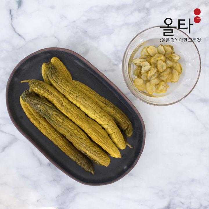 국내산 오이로 만든 꼬들 통 오이지 3봉(15개)