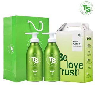 올뉴 TS 샴푸 500g 2개 +기프트박스 1개 + 그린 쇼핑백 1개