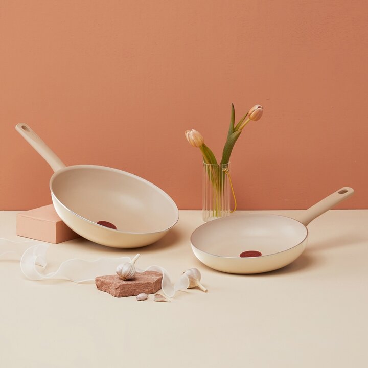 테팔 티타늄2X 글로시샤인 후라이팬 2종(20cm+24cm)