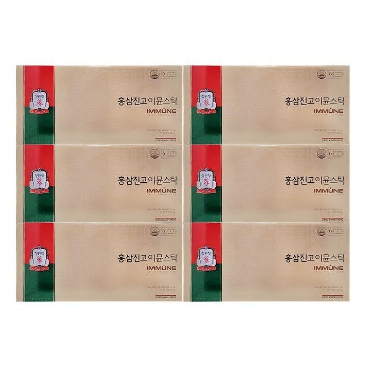 정관장홍삼진고이뮨스틱10gx30포(쇼핑백동봉)6박스Ss