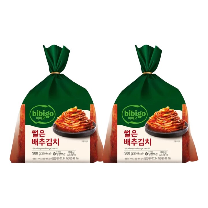 CJ 비비고 썰은배추김치 900g x2개