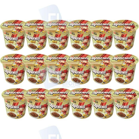(주)셀러허브 52296796-[아우트6827]짜장면 농심 짜파게티범벅 70g 18개