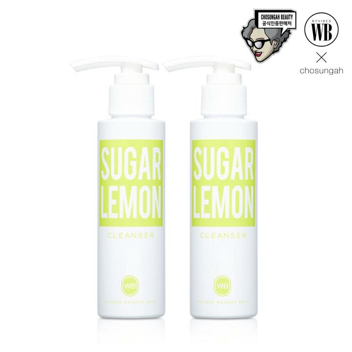 원더바스 조성아 레몬청 클렌저 슈가&레몬 120ml 본품 2개 