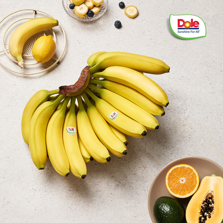  [DOLE 본사직영] Dole 바나나 4송이(개당600g내외)[원산지:필리핀]