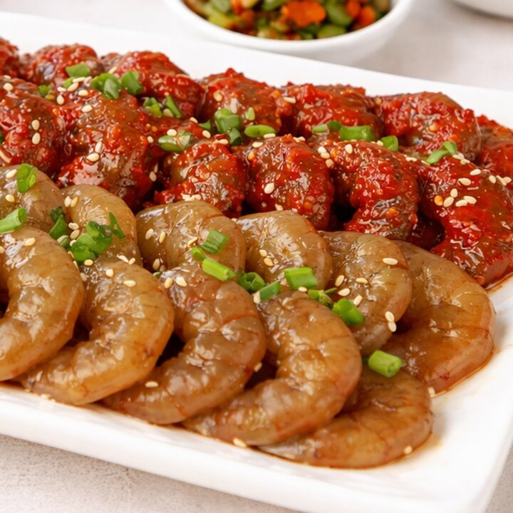[산해직송] 순살 간장새우장 400g+400g