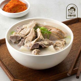 [아빠식당]제주식 맑은 뼈해장국 접짝뼈국 600g 3팩