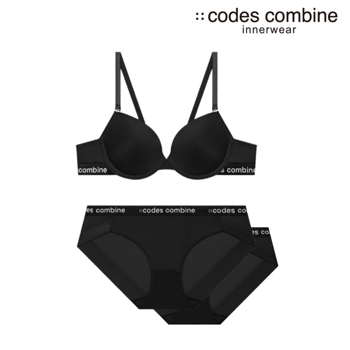 (신세계강남점)브라1+팬티2 블랙 브라세트(CFWBR161BK+CFWBP161BK)