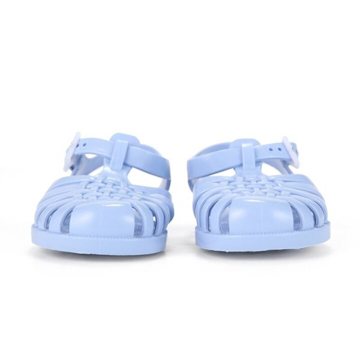 메듀즈 SUN 201 BLEU PASTEL 블루 파스텔 라벤더 아동 키즈 젤리슈즈 샌들
