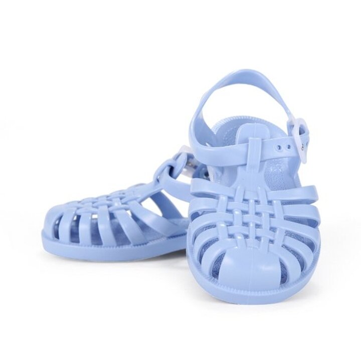 메듀즈 SUN 201 BLEU PASTEL 블루 파스텔 라벤더 아동 키즈 젤리슈즈 샌들