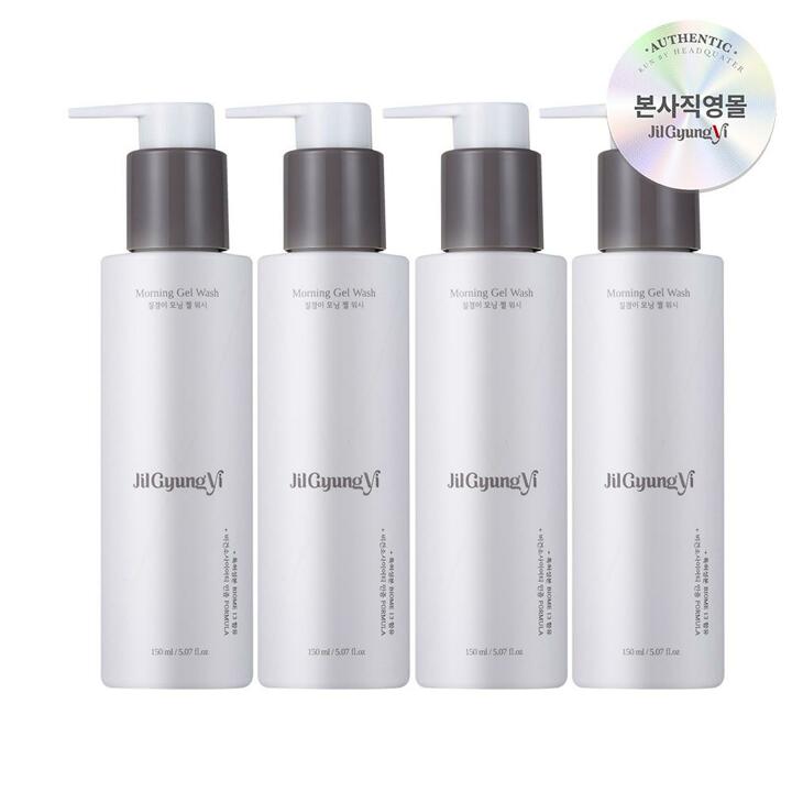 질경이 여성청결제 비건인증 모닝 폼 워시 150ml 4개 세트  칸디다 항균 프로바이오틱스