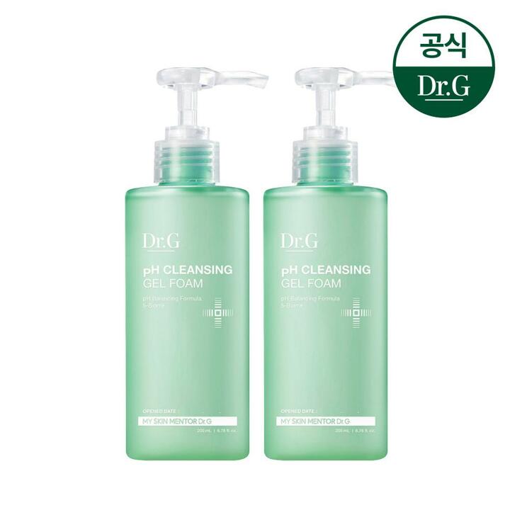 닥터지 약산성 클렌징 젤 폼 200mL 1+1