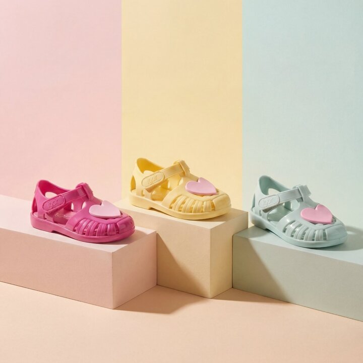 (신세계강남점)[IGOR] 이고르 토비 글로스 러브 3 COLORS(민트,푸시아,바닐라) 키즈샌들 유아샌들 아동샌들