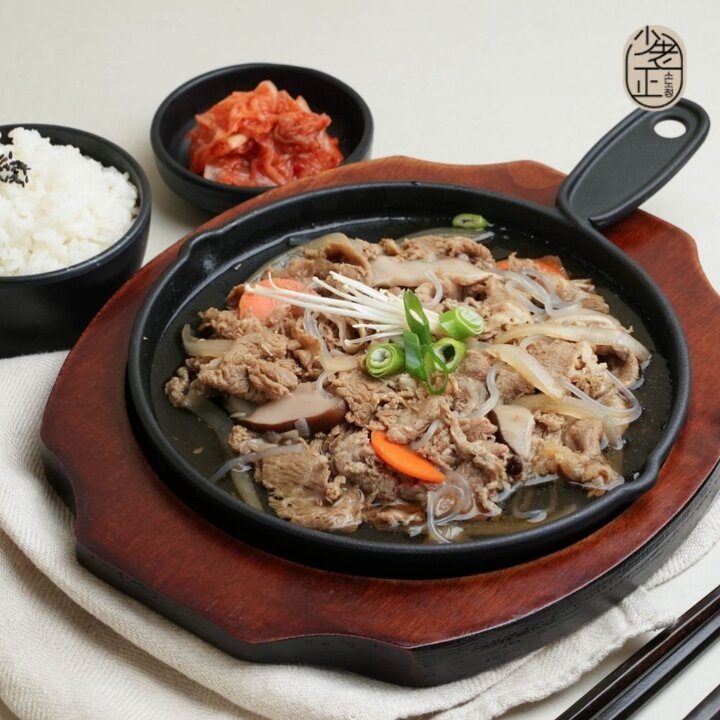 I[소노정] 국내산 등심불고기 500g x 2팩, 양념 소불고기 뚝배기불고기