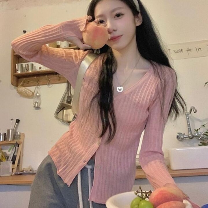 31583923-여름긴팔감성시스루가디건얇은브이넥가디건