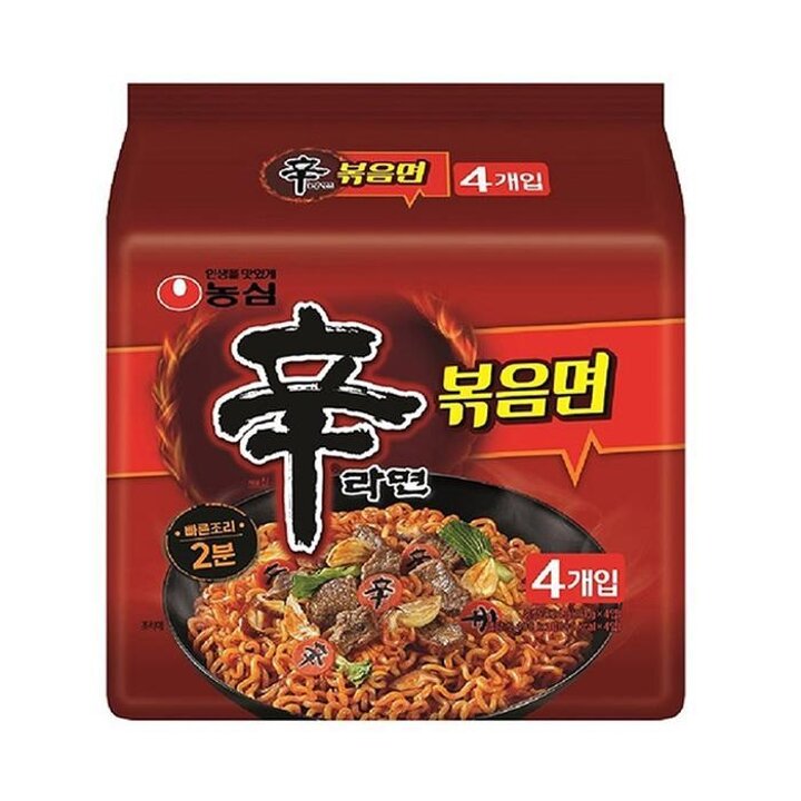 봉지라면농심신라면볶음면131g32개