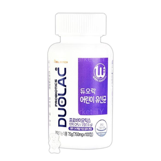 31707398-듀오락어린이유산균750mg100캡슐