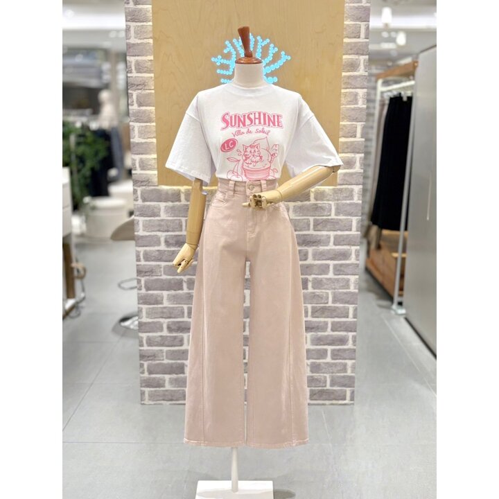 (신세계의정부점)선샤인 프린트 반팔티셔츠 (LC41F5ST004A)