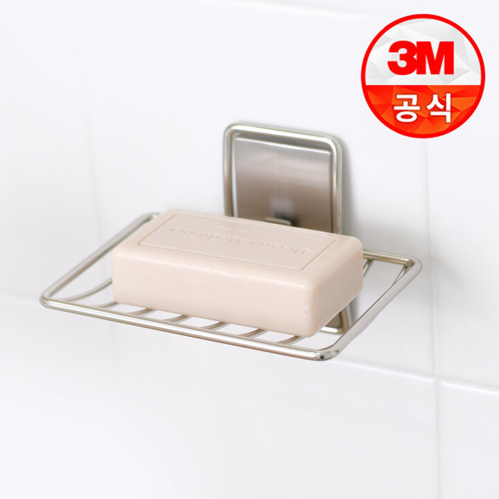 3M 코맨드 메탈 비누케이스 욕실인테리어/받침대