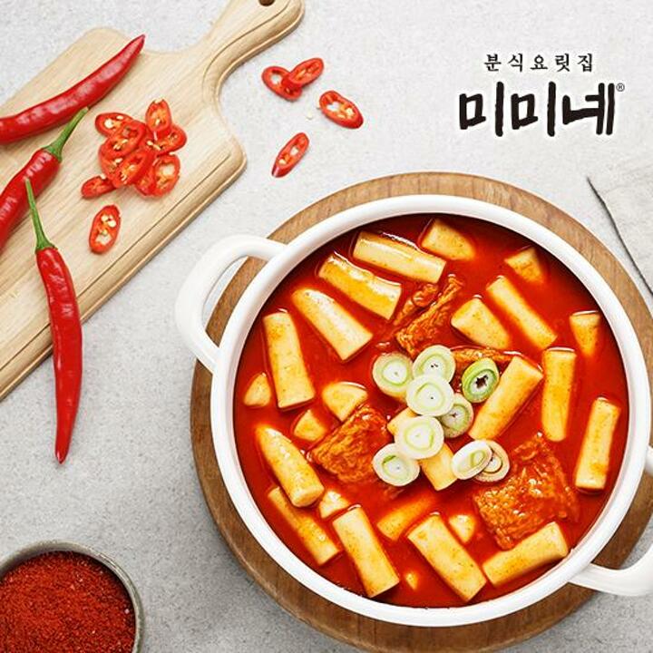 [I]미미네 오리지널 매콤떡볶이 570g 10봉