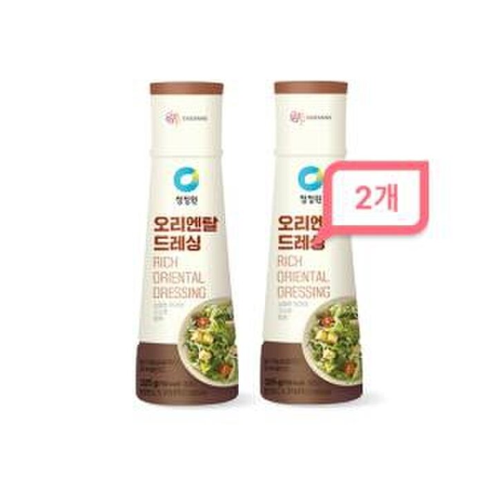 (신세계의정부점)청정원 오리엔탈드레싱325g*2개