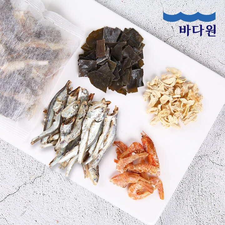 [G]바다원 제주무 멸치 국물용팩 405g x 2봉 (15g x 54팩)