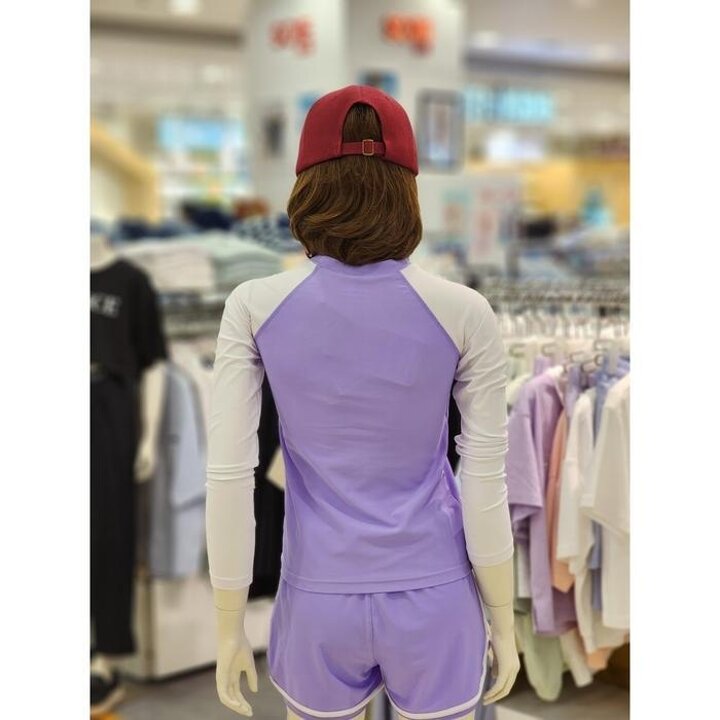소이주니어세이브존01여름바이올렛크롭래쉬가드티23m0458