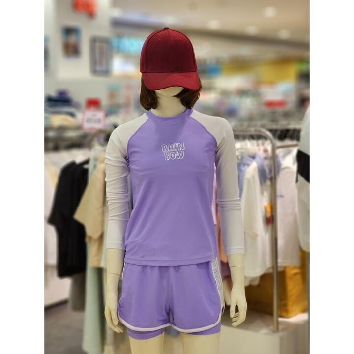 소이주니어세이브존01여름바이올렛크롭래쉬가드티23m0458