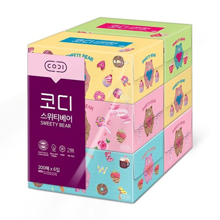 코디 스위티베어 200매*6입 1팩