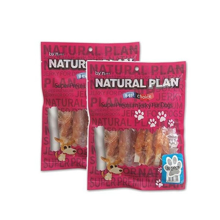 네츄럴플랜 치킨어포 사사미 150G 2개[30852880]