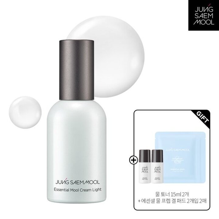 (신세계강남점)정샘물 에센셜 물 크림 라이트 50ml(+물토너 15mlX2개+물프렙겔패드2개입 X2개)