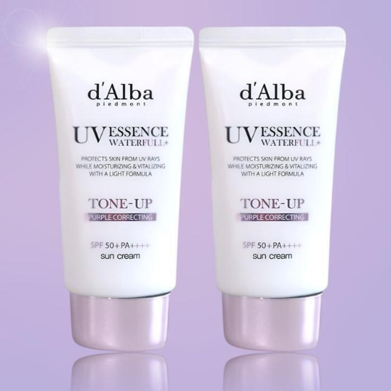 달바 워터풀 퍼플 톤업 선크림 비건 물광 50ml x 2개 (35776212)
