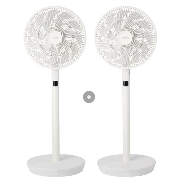 [더블] 한일 AM 트랜디 팬 화이트+화이트 (BBF-AM12B)