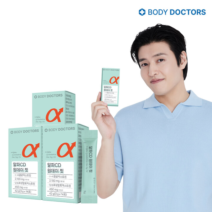 [바디닥터스]알파CD 원데이 핏 x 3박스 (총 42포)
