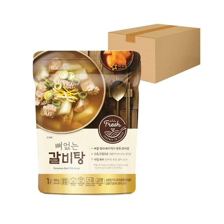 아워홈 뼈없는 갈비탕 400g 10개