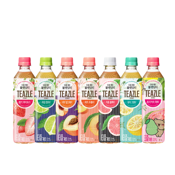 웅진식품 티즐 제로 500ml 20+20 교차선택 (5종 중 택2)