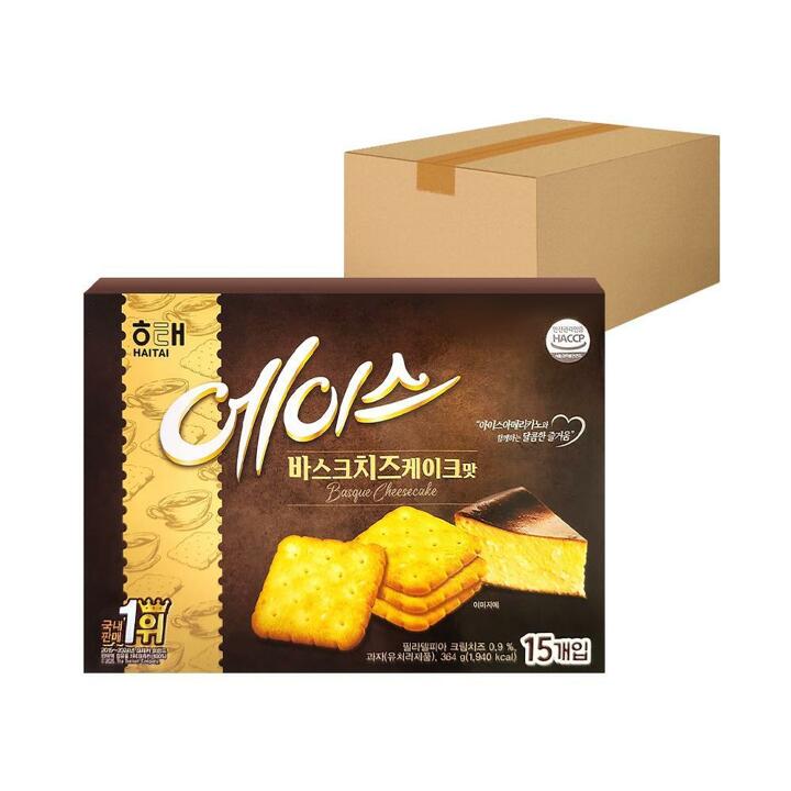 해태 에이스 바스크 치즈케이크맛 364g 10개