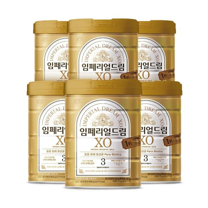 임페리얼드림XO 골드 3단계 800gx6캔 (첫돌부터 24개월까지)