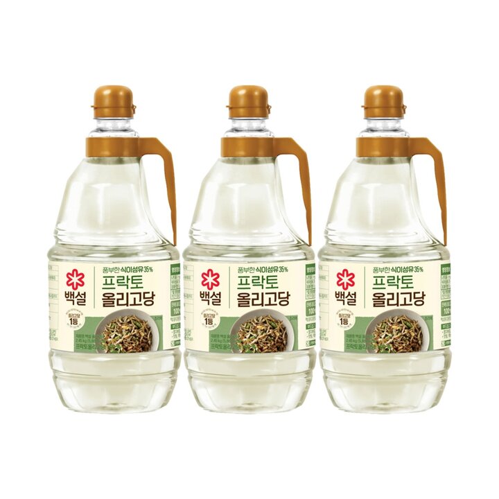CJ 백설 프락토 올리고당 2.45kg x3개