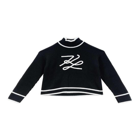 [해외배송] 25FW 칼라거펠트 탑 A4W18051999 Black
