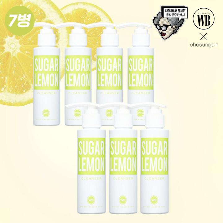 원더바스 조성아 레몬청 클렌저 슈가&레몬 7병 패키지 (120ml x7개)