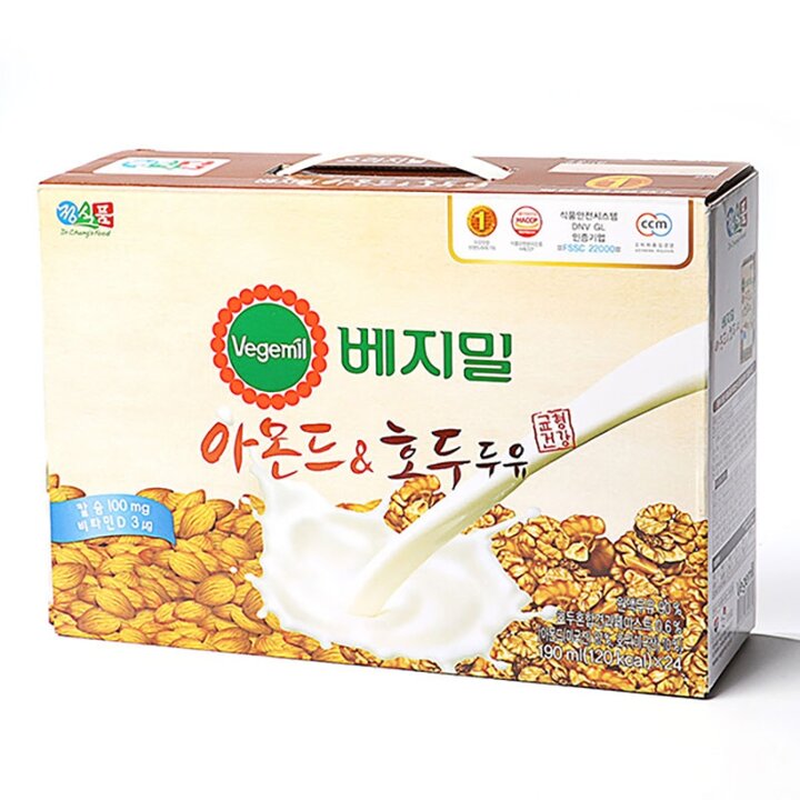 [코스트코] 베지밀 아몬드와 호두 두유 190ml x 24팩