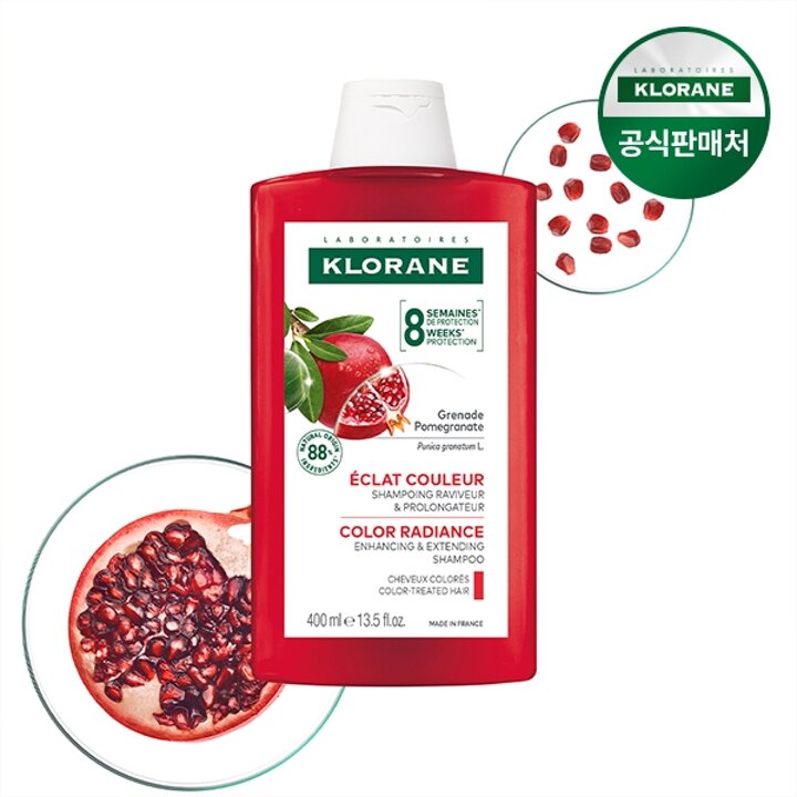 클로란 석류 컬러 프로텍션 샴푸 400ml