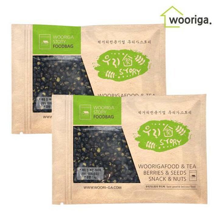 볶은서리태 1kg+1kg 서리태 볶음